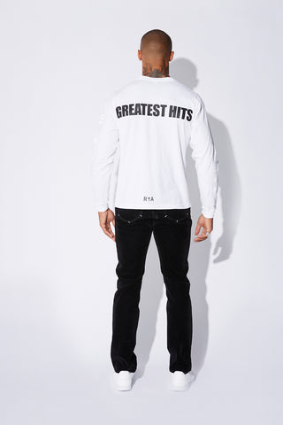 RTA Greatest Hits L/s Tee | White