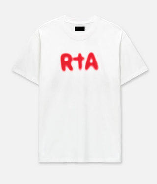 RTA Colin Oversized Tee | White Blurry Rta