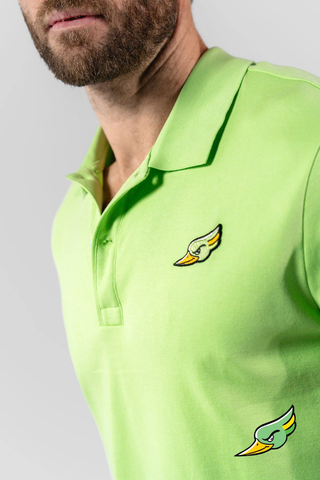 WOODPECKER MEN'S POLO SHIRT