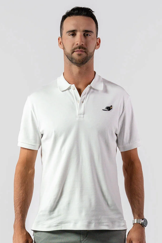 WOODPECKER MEN'S POLO SHIRT