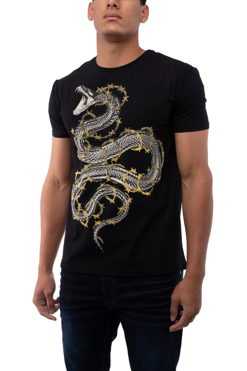 XRAY Cobra Rhinestone Shirt (Black)