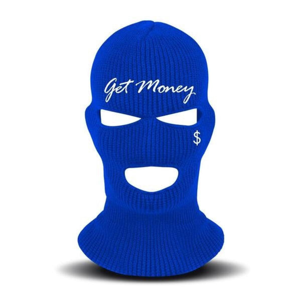Hustle Daily Get Money Ski Mask (ROYAL)