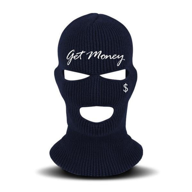 Hustle Daily Get Money Ski Mask (NAVY)