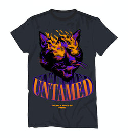 Preme Untamed Cat Shirt (Charcoal)