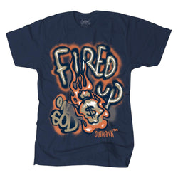 Outrnk Fired Up Tee (Navy)