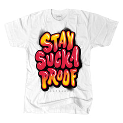 Outrnk Stay Sucka Proof Tee (White)