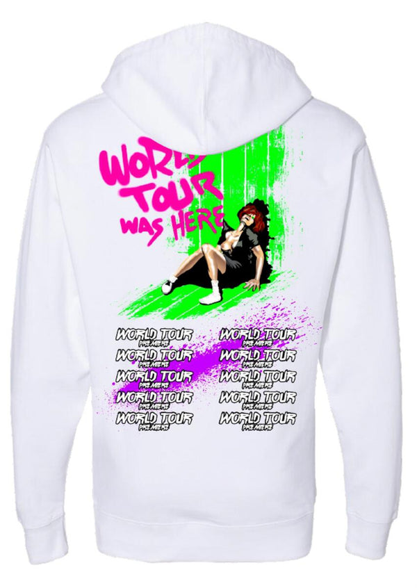 World Tour Collection  Was Here Tour Hoody (White)