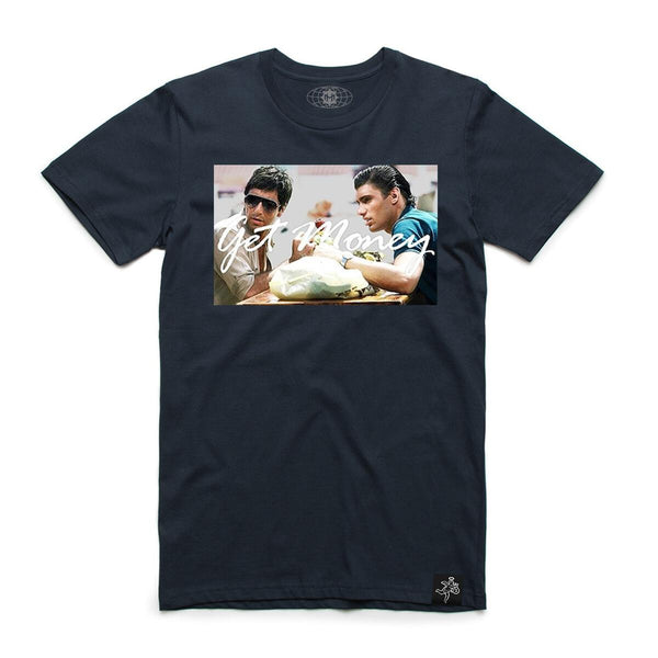 Hustle Daily GET MONEY BROTHERS SHIRT (Navy)