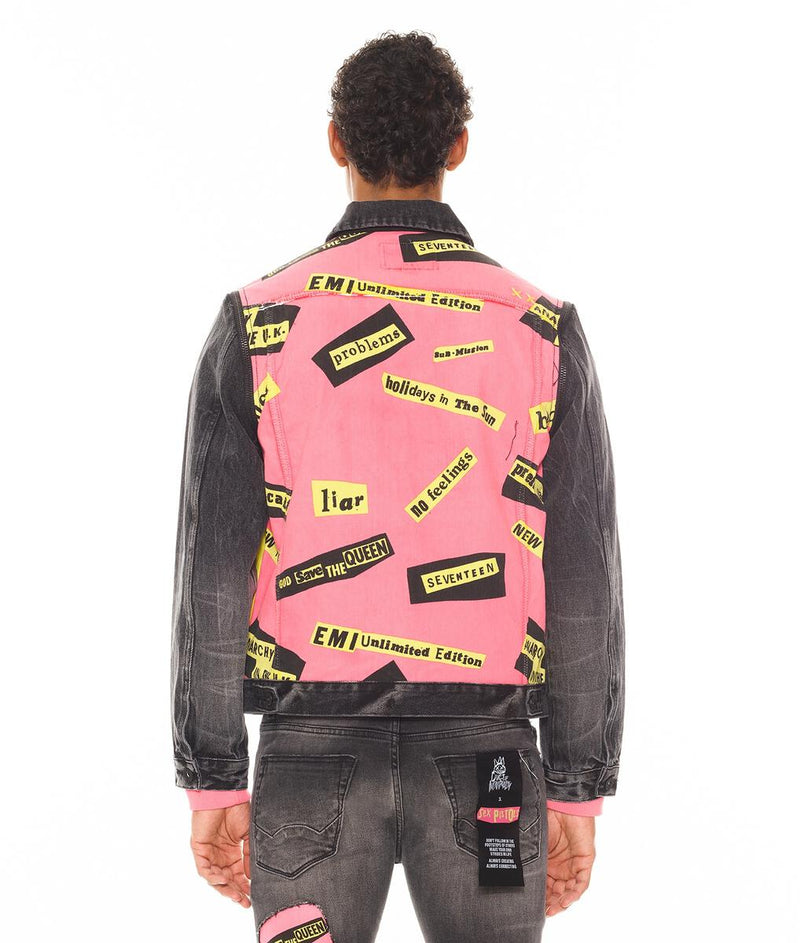 Cult of Individuality TYPE II JACKET WITH ZIP OFF SLEEVES SEX PISTOLS (BOLLOCKS)