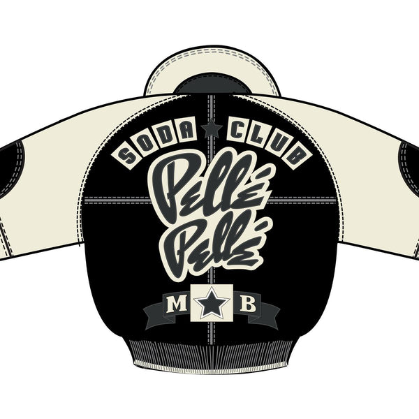 PellePelle CLASSIC SODA CLUB PLUSH (BLACK/CREAM)