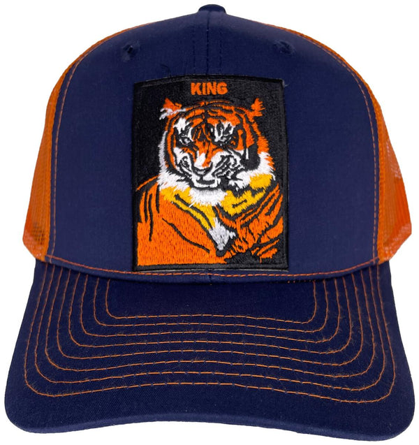 MV HAT KING Hat (N.BLUE/ORG)