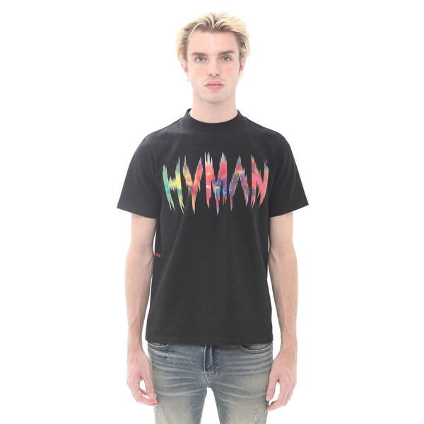HVMAN BY CULT NOVELTY TEE FREQUENCY (BLACK)