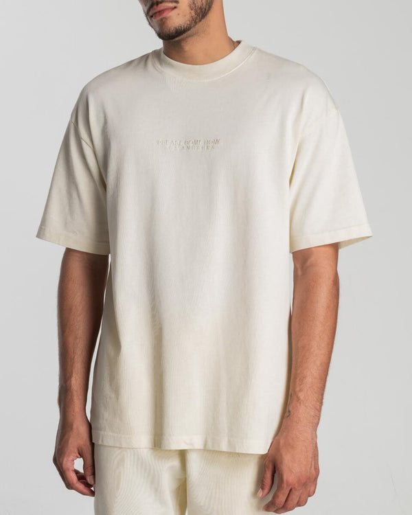Please Come Home Essential Heavy Tee (Off White)