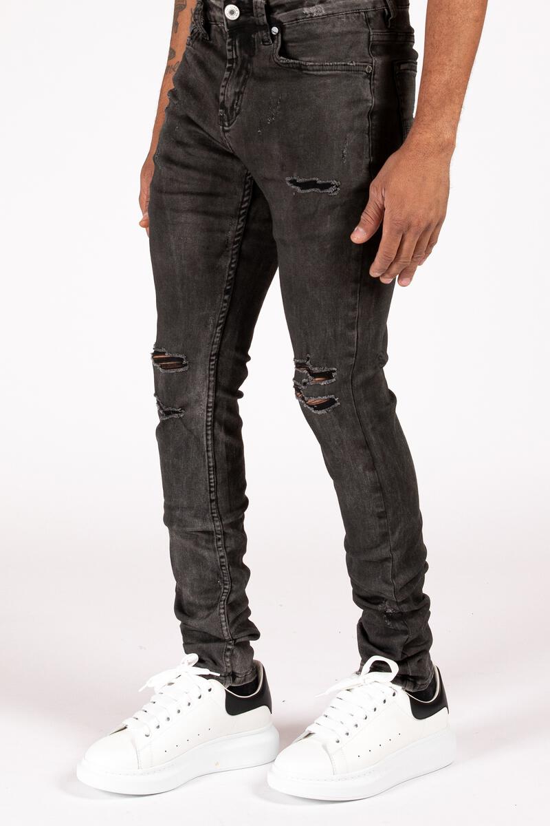 SERENEDE Charcoal Jeans (COATED)