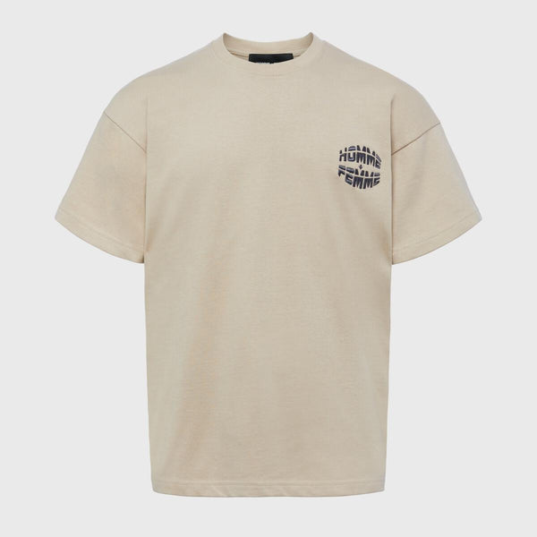 Homme Femme Core Logo Tee (TAUPE)