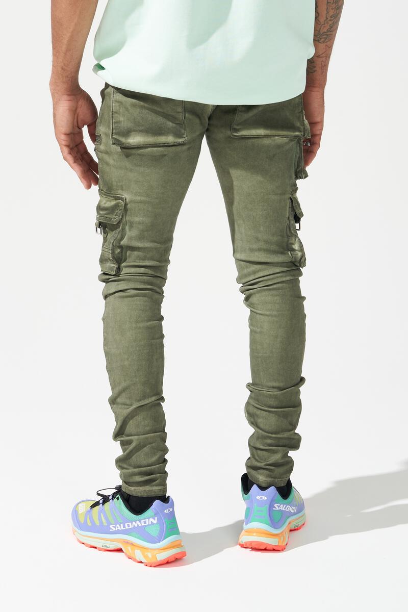 Serenede Olea Cargo Jeans (OLIVE)
