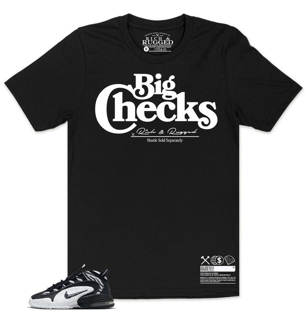 Rich & Rugged Big Checks Shirt (Black/White)