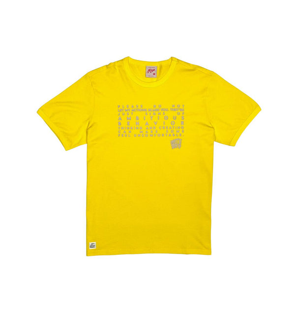 RED TAG ACTIONS TEE (EMPIRE YELLOW)