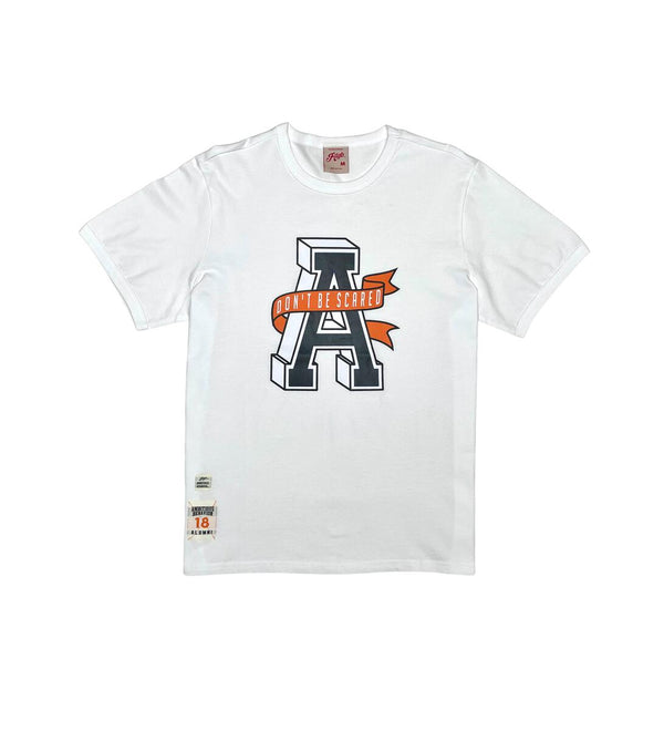 RED TAG CAPITAL A TEE (WHITE/BLACK)