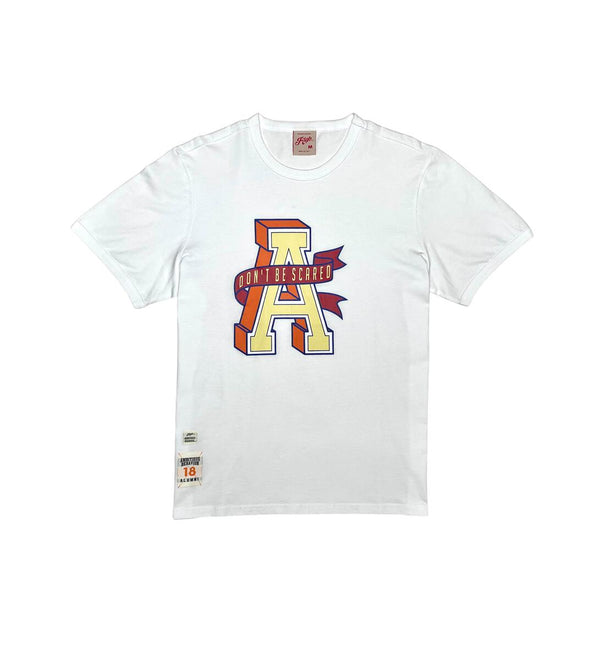 RED TAG CAPITAL A TEE (WHITE/YELLOW)