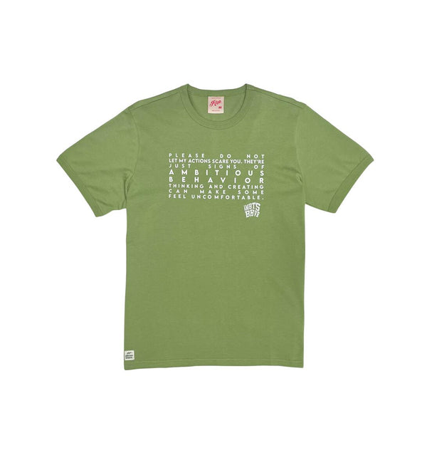 RED TAG ACTIONS TEE (DUST GREEN)
