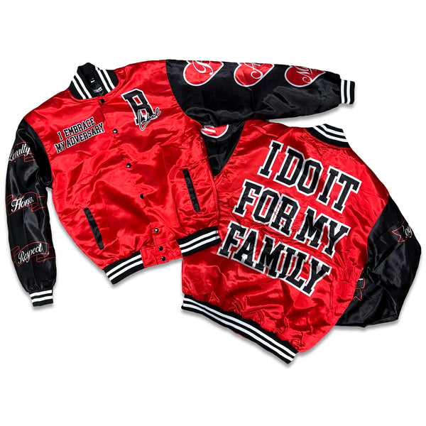 RETRO LABEL I do it for my Family JACKET (Red/Black)