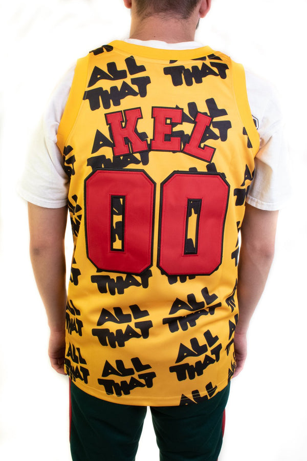 Headgear Kel All That All Over Basketball Jersey (Yellow)