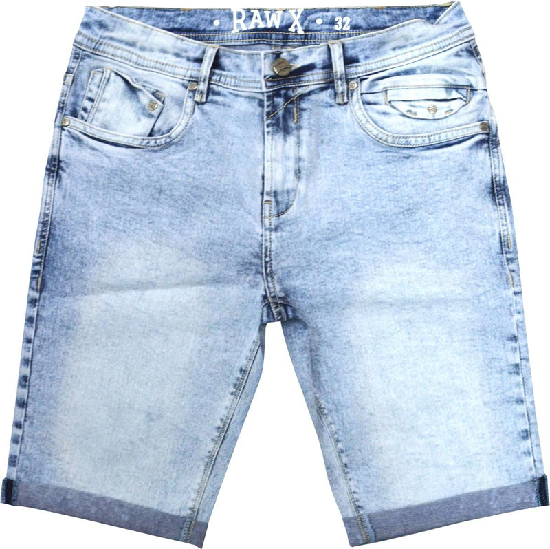 Xray Denim Blue Shorts (Acid Blue)