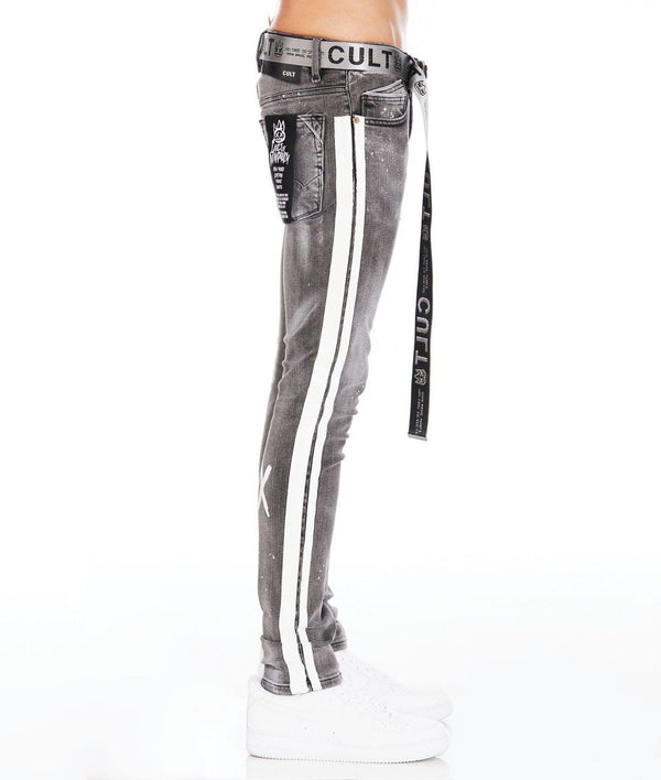 Cult of Individuality Belted Punk Super Skinny (Ghost)
