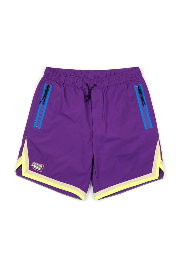 Alpha Style Norman Basketball Shorts (Purple)