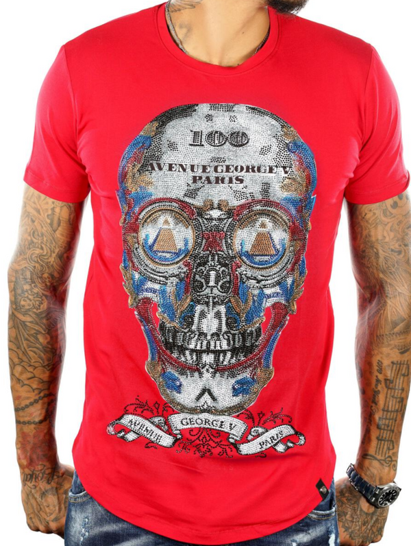 George V Paris 100 Skull (Red)
