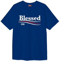 Public Display Blessed Best Tee (Blue)