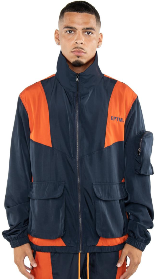 EPTM Color Block Twill Jacket (Navy)