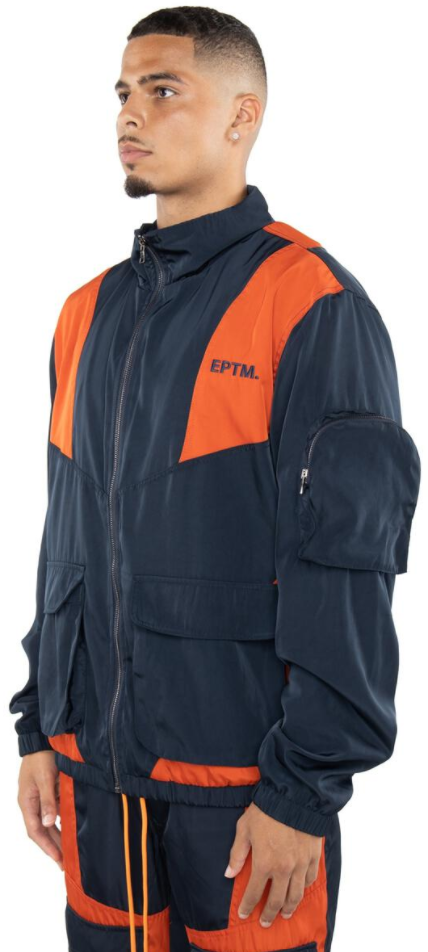 EPTM Color Block Twill Jacket (Navy)