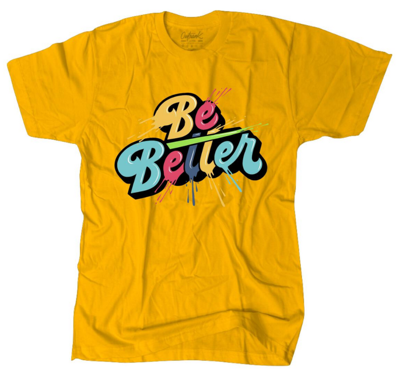 Outrnk Be Better Tee (Yellow)