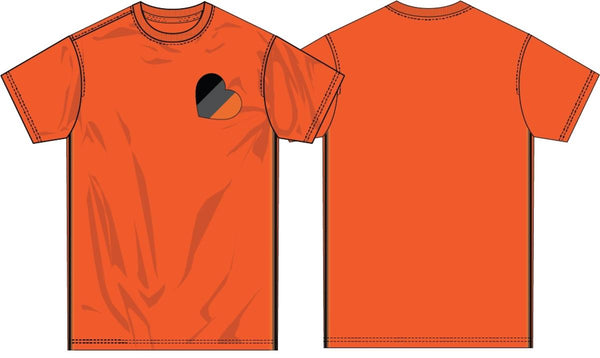 Hudson Dubs Heart Taping Shirt (Orange)