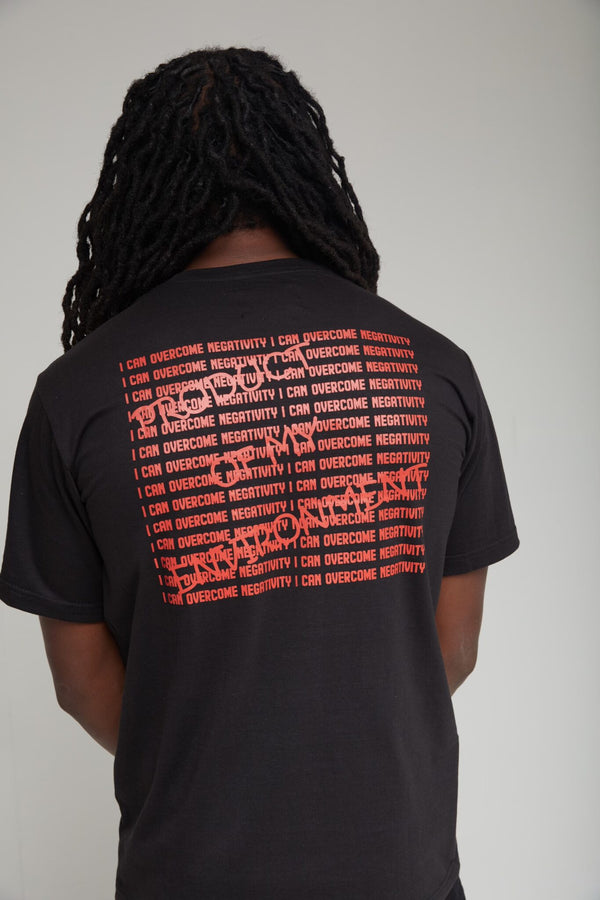 Icon product of my environment tee (Black/Red)