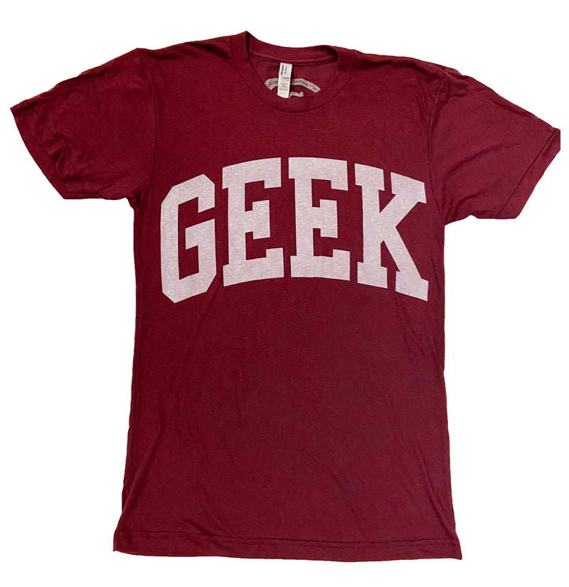 Fashion Geeks Geek Logo Shirt (Burgundy)