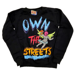 Retro Label Own the Streets Crewneck (Retro 1 Bio Hack)