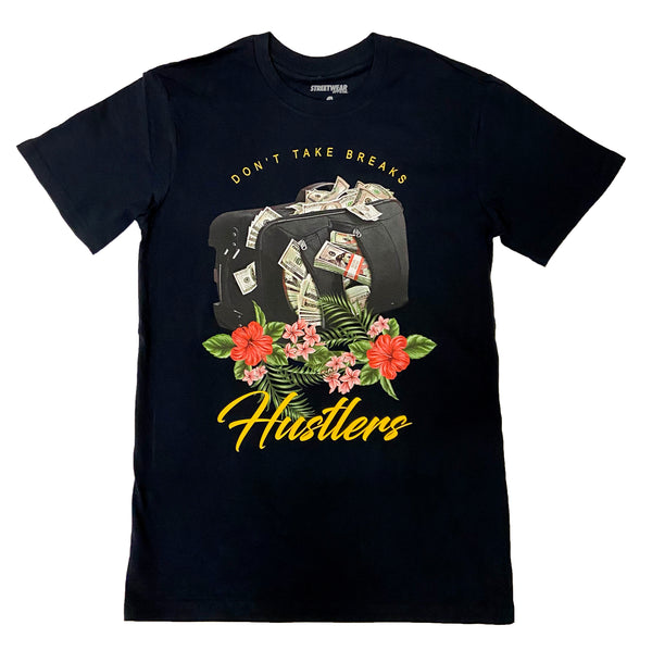 Streetwear Official Hustlers Tshirt (Navy)