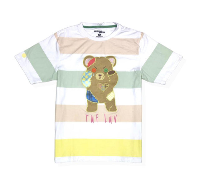Genuine Patched Bear (Pastel White)