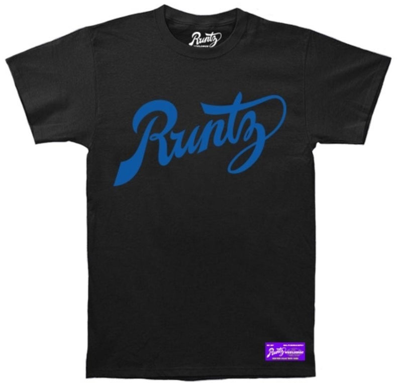 Runtz Script Shirt (Black/Royal)