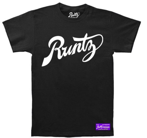Runtz Script Shirt (Black/White)