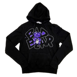 Retro Label Bad Bear Hoodie (Retro 12 Dark Concord)