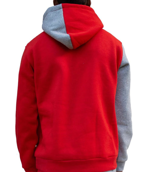 Premium Garage Hustle Pullover Premium Hoodie (Red/Grey)