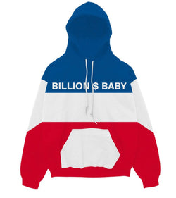 Billion Dollar Baby Tri Color Hoodie (Red/Blue)