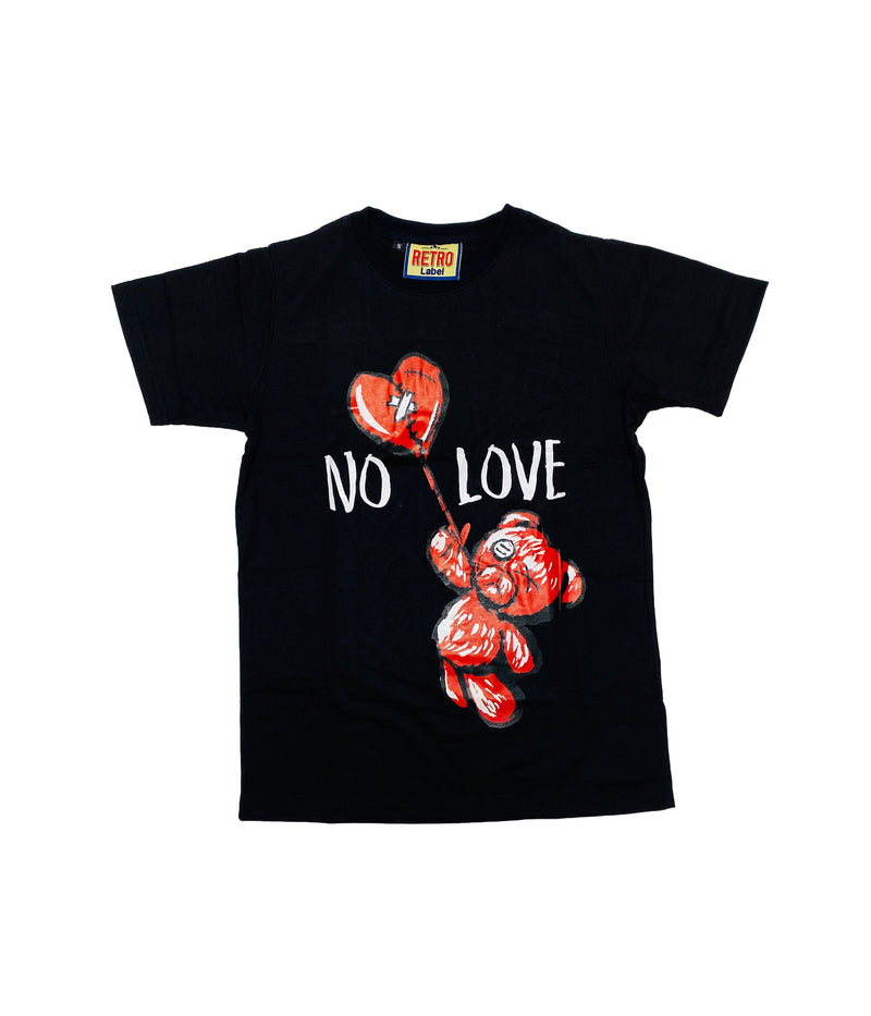 Retro Label No Love Shirt (Retro 11 Black)
