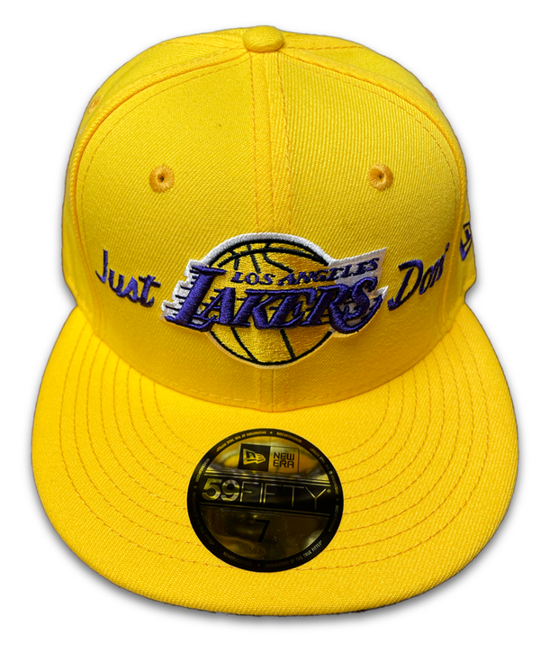 New Era Just Don LOS ANGELES LAKERS 59FIFTY FITTED (Yellow)