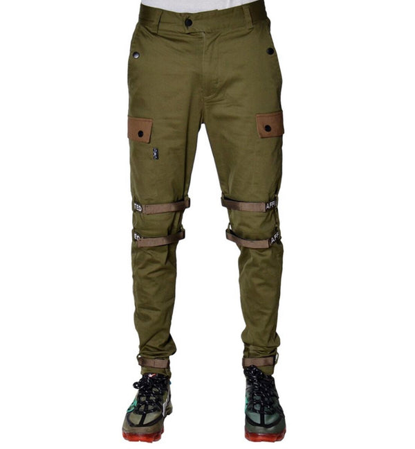 THC Affiliated Cargo Pants Joggers (Army Green)