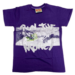 Retro Label Run the Money Shirt (Retro 4 Purple)